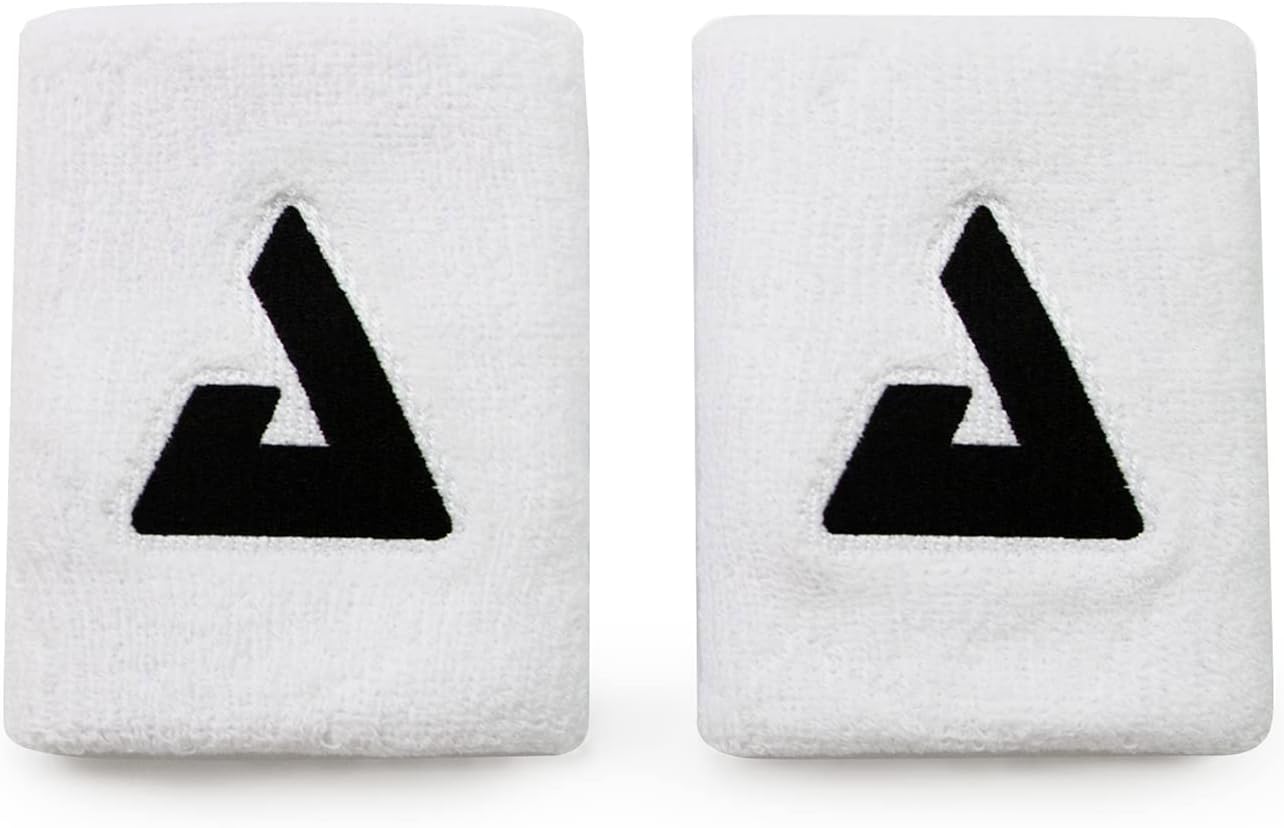 JOOLA Trinity Wristband (White, 2 Pack)