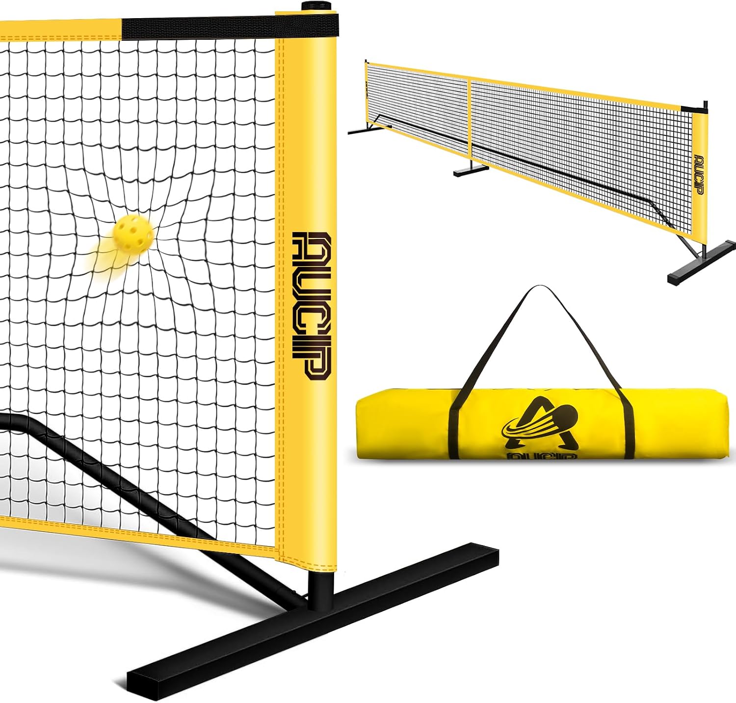 AUCIP 22 FT Portable Pickleball Net Regulation Size